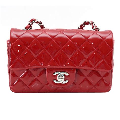 chanel flap bag red lining|Chanel mini rectangular flap.